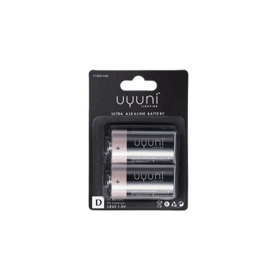 D batterier - 2 stk.